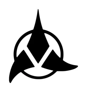 Klingon Empire Crest Decal #1 3.75"x4" Choose Color - Picture 1 of 2