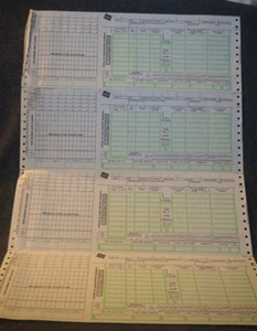 Milwaukee Road Railway General Time and Distribution Record Form PR 1 VINTAGE - Picture 1 of 6