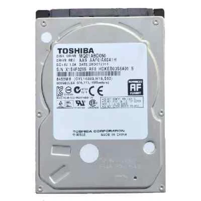 Toshiba MQ01ABD050 500GB SATA 3GB/s 5400RPM 2.5 Inch 9.5mm Internal Hard Drive - Image 1 of 3