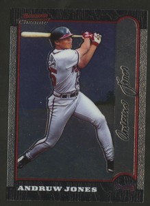 1999 BOWMAN CHROME INTERNATIONAL ANDRUW JONES #32