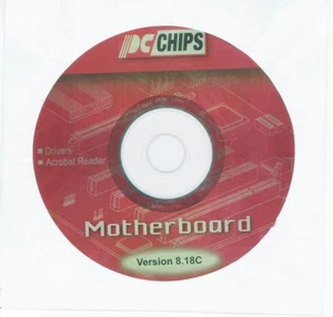 PC Chips Motherboard CD Version 8.18C - Imagen 1 de 1