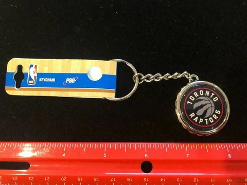 NEW Toronto Raptors "Bottle Cap" Key Ring Chain - NBA Officially Licensed Cover