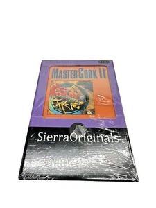Master Cook II Quality CD- ROM Software 1994 Recipes Cooking Baking Menu Maker - Picture 1 of 2