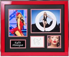 Kylie Minogue Signed Photo Mount Display Genuine Signature AFTAL COA