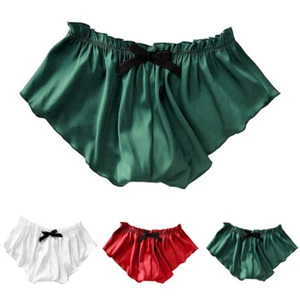 Sexy Women Silk Satin Briefs Panties Shorts Ladies Lingerie Underwear Knickers - Picture 1 of 17