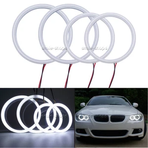 Cotton LED Halo Rings For BMW M3 E90 E91 LCI with HID Headlight 06-12 Angel Eyes - Picture 1 of 11