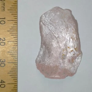 Morganite rough eye clean crystal gemstone 13mm max thickness Zambezia 49.8ct - Picture 1 of 8