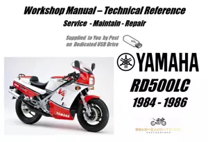Yamaha RD500LC RD500 LC Service Repair Workshop Manual USB 1984 - 1986 - Picture 1 of 9