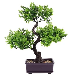 Bonzie Tree Artificial Plant Decors Simulation Green Plants Decor Fake Plant ... - Picture 1 of 9