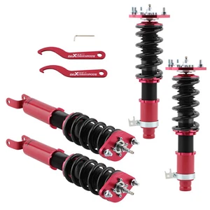 Arrière+Avant Amortisseurs Combinés Filetés for Honda Prelude 4 5 BB 1992-2001 - Picture 1 of 11