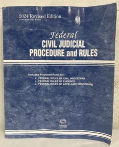 Federal Civil Judicial Procedure and Rules - 2024 Revised Edition - Picture 1 of 24
