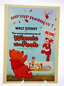 Disney Anim. Featu. Movie Posters TCG #22 The Many Adventures of Winnie the Pooh - Picture 1 of 2
