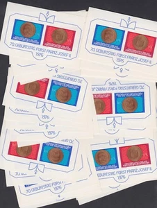 Liechtenstein 1977 Prince Franz Josef II Coat of Arms Minisheet x 30 MUH - Picture 1 of 1