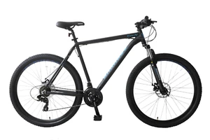 Evo IV 29" Wheel Men's 16" Alloy Frame Mountain Bike Disc Brake 21 Speed Black - Picture 1 of 8