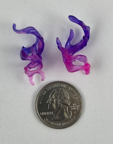 Marvel Legends JUBILEE PURPLE & PINK SWIRL EFFECTS 1/12 Custom Fodder Accessory Cover