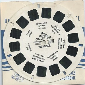 196 Grand Coulee Dam Washington View-master Reel  - Picture 1 of 1