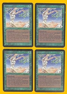 MTG SHANODIN DRYADS (x4) Alpha (OldManMTG 008-464) - Image 1 of 3