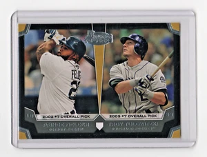 PRINCE FIELDER/TROY TULOWITZKI 2012 Bowman Draft DOBLE TOP 10 SELECCIONES #TP-FT - Imagen 1 de 1