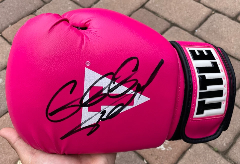 Guante de boxeo título firmado por Gennady Golovkin GGG con prueba Foto 1 de 1