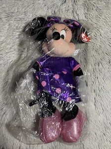 Ty Beanie Buddies/Babies Minnie Mouse Sparkle Plush 15" - Picture 1 of 3
