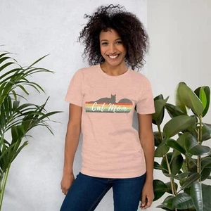 Camiseta cuello redondo Cat Mom - Imagen 1 de 11