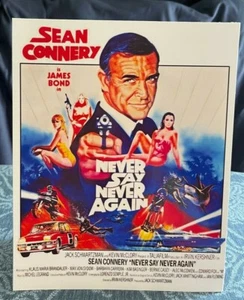 James Bond's Sean Connery in "Never Say Never Again Tabletop Standee 10.25 X8.25 - Picture 1 of 2