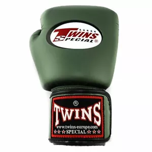 Boxhandschuhe Zwillinge Special BGVL3 grün Muay Thai Style 16oz - Bild 1 von 2