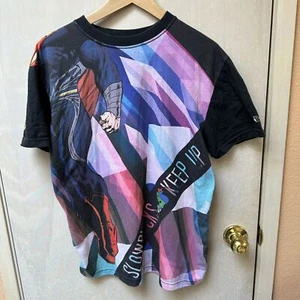 Superman T-Shirt Slowbucks schwarz Größe Large Allover Front Print Comics - Bild 1 von 8