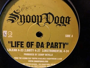 Snoop Dogg 12"" Life of Da Party * Sehr guter Zustand + Promo - Bild 1 von 6