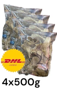 4x500g Keropok Ikan Mentah Raw Malaysia Fish Cracker Protein Snack Halal Food - Picture 1 of 5