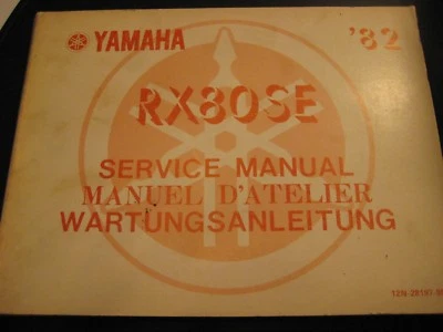 Werkstatthandbuch Reparaturanleitung für Yamaha RX80SE  SERVICE MANUAL RX80 - Bild 1 von 4