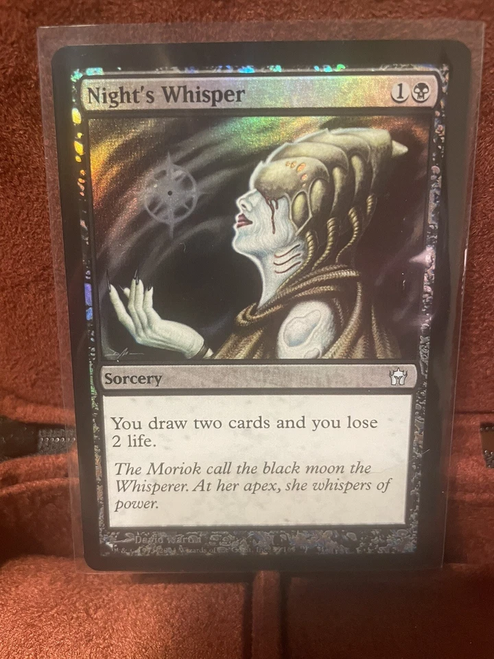 MTG FOIL Night's Whisper - Fifth Dawn 5DN - Near Mint NM - Image 1 of 1