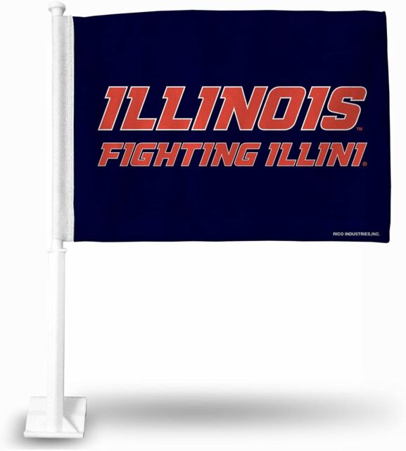  2But US Stars& Stripes Illinois Fighting Illini Chief Flag  Banner 3x5 Feet : Sports & Outdoors