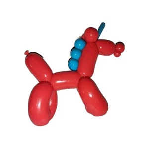 Kidrobot Pop! Corn Unicorn Vinyl Figure 3" Balloon Animal Series 1 Red-Pink Blue - Picture 1 of 4