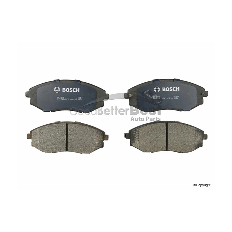 New Bosch Disc Brake Pad Set Front BP1031 for Suzuki Verona Foto 1 de 1