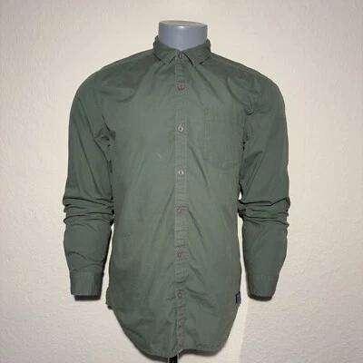 Wrangler Men's Green Long-Sleeve Button-Up Shirt-Regular Fit Size M - Image 1 of 4