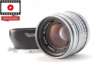 [Exc+5] Lente Nippon Kogaku Nikon Nikkor H.C 5 cm 50 mm f/2 LTM L39 de JAPÓN - Imagen 1 de 24