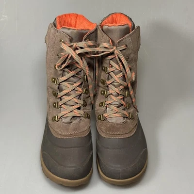 BareTraps Boots Womens Size 10 Brown Suede Waterproof Winter Snow Faux Fur Warm - Изображение 1 из 4