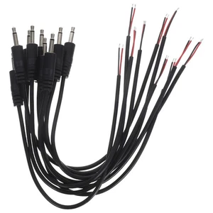 Conector mono jack cable de audio enchufe macho a cable desnudo 10 piezas 0,5 mm - Imagen 1 de 12