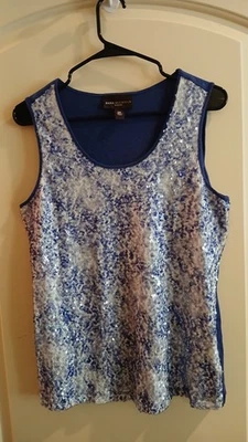 Dana Buchman Blouse 0x, Sequins - Image 1 of 4
