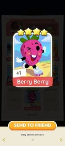 MoNO go 4 ⭐ Sticker with the name OF BERRY BERRY WITH🔥 SUPERFAST SENDING 🔥 - Picture 1 of 1
