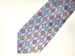 DANIEL DE FASSON [ GEOMETRIC ] men's tie 100% Silk Made in United States - Picture 1 of 3