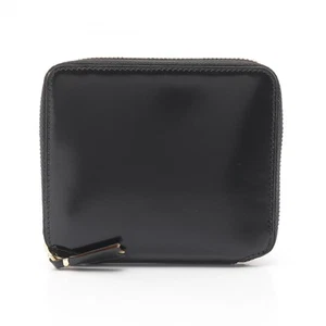 Comme Des Garcons CDG Cartera Redonda Espejo Interior Sa2100Migold Dorado Cuero Cremallera - Imagen 1 de 5