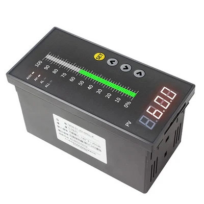 LED Digital Water Level Transmitter Controller 4-20mA RS485 Relay Output Alarm - Image 1 of 4
