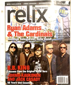 Relix Magazine December/January 2009 w/ CD *NEW* Ryan Adams & The Cardinals - Picture 1 of 2