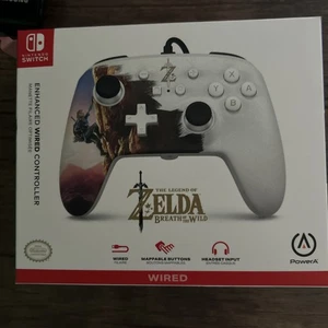 Legend of Zelda Power A Controller GamePad for Nintendo Switch White NEW Boxed - Picture 1 of 2