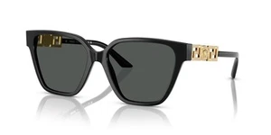 Versace 0VE4471B GB1/87 56mm Woman Sunglasses Black Frame, Dark Grey Lenses - Picture 1 of 5