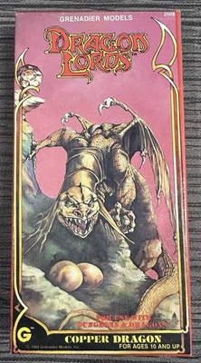 Grenadier Models Dragon Lords Copper Dragon Painted 1984 Complete - Image 1 of 4