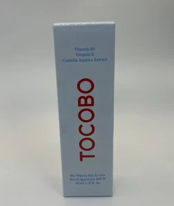 TOCOBO Bio Crema Solar Acuosa Amplio Espectro FPS 50!40 ml Tamaño Completo Nueva caducidad 3/2027 - Imagen 1 de 3