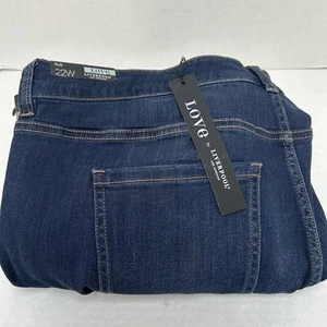 Liverpool NWT The Crop Cuffed Stretch Jeans Dark Wash Size 22W - Picture 1 of 7